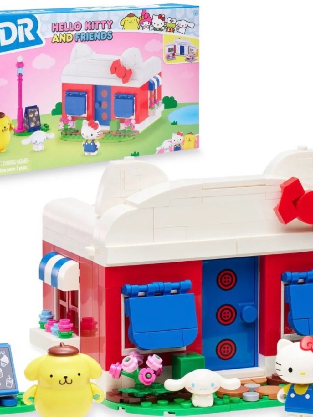 Hello Kitty and Friends Cafe Building Set — Red, White & Blue